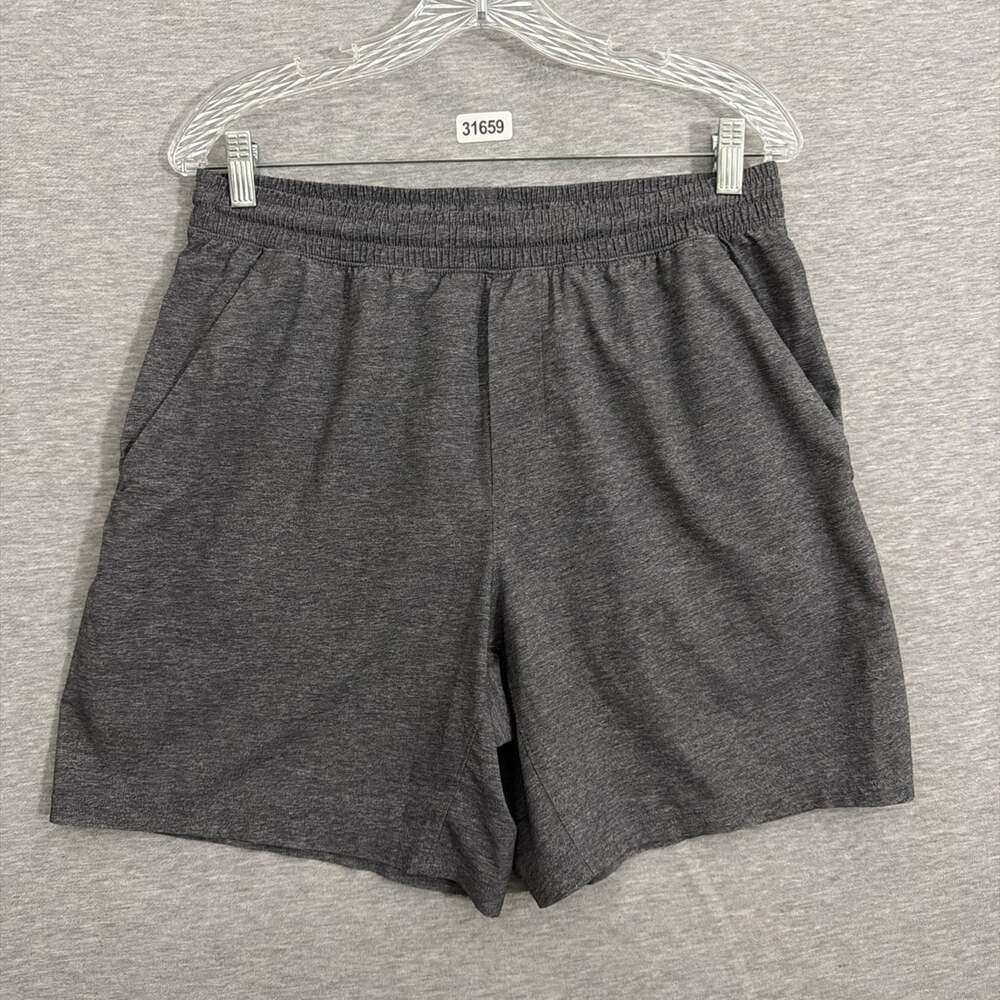 Lululemon Men’s Size Large Gray 7" Linerless Pace Breaker Shorts